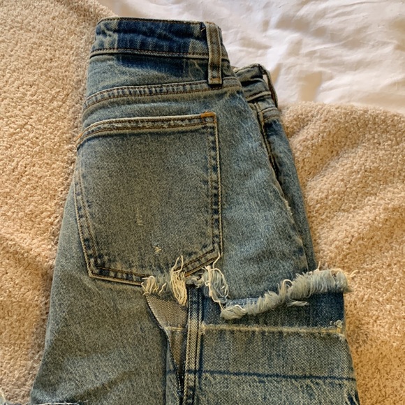 Abercrombie Curve Love Split Hem Mom 